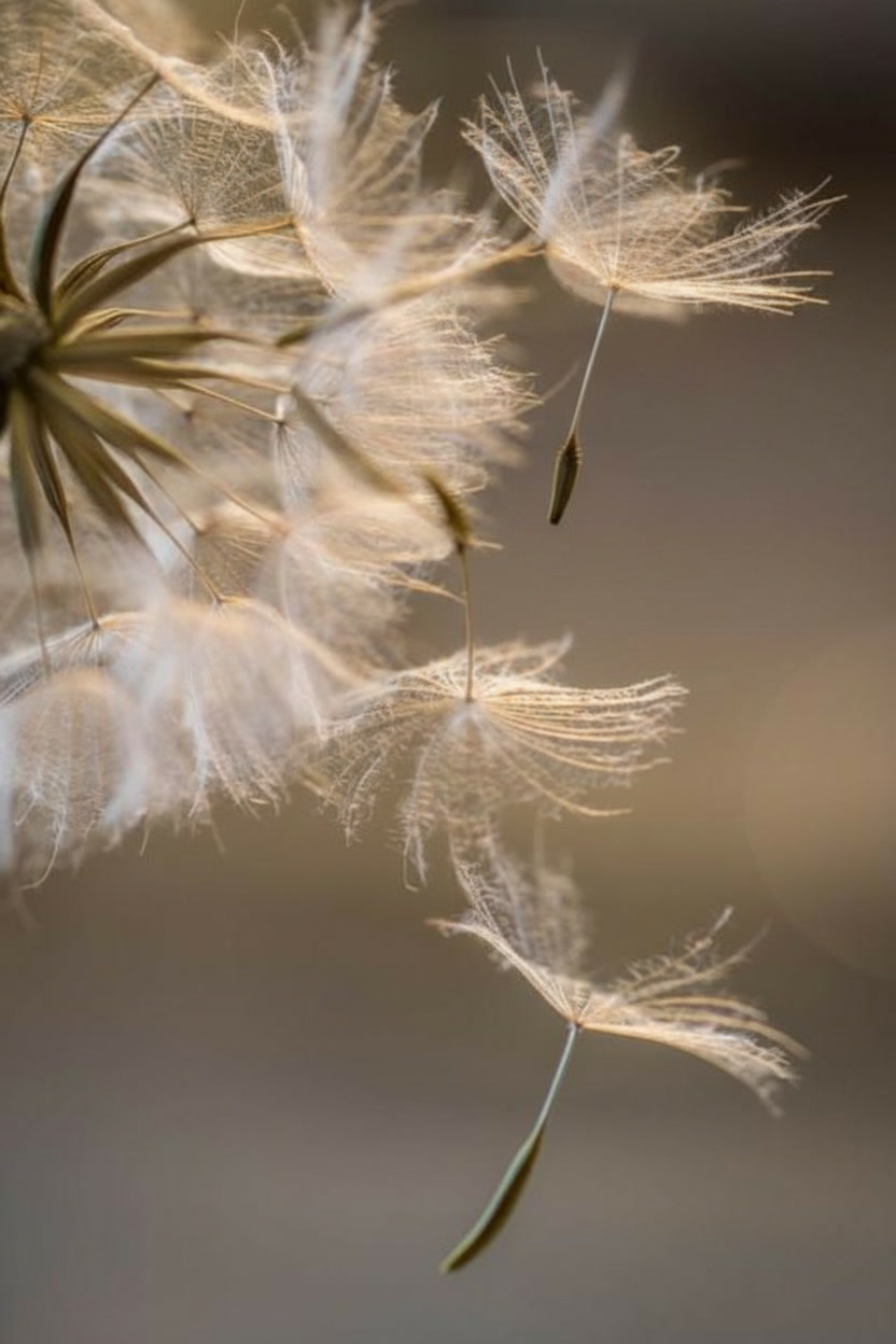 gemini-2.5-flash-image_Macro_editorial_nature_photography_of_delicate_dandelion_seeds_floating_softly_t-0 Semillas ligeras moviéndose suavemente en el aire, evocando un proceso natural de apertura y transformación.